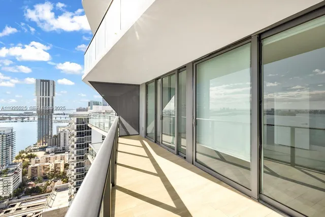 a view of balcony with staircase