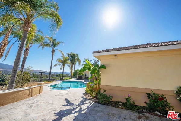 a view of city and mountain