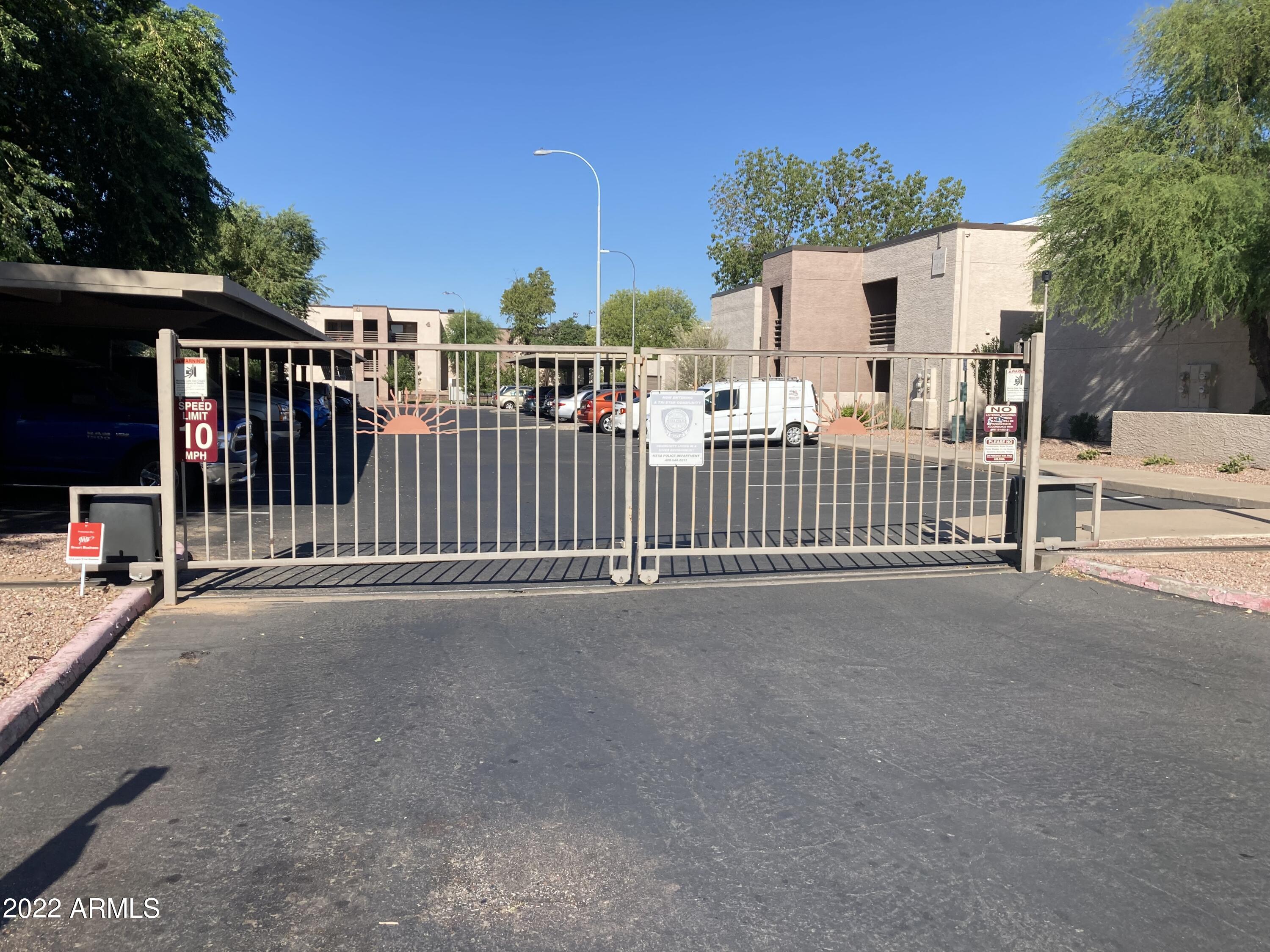 1340 North Recker Road, Unit 244 Mesa, AZ 85205 - Photo 33 of 34 GATED ENTRY