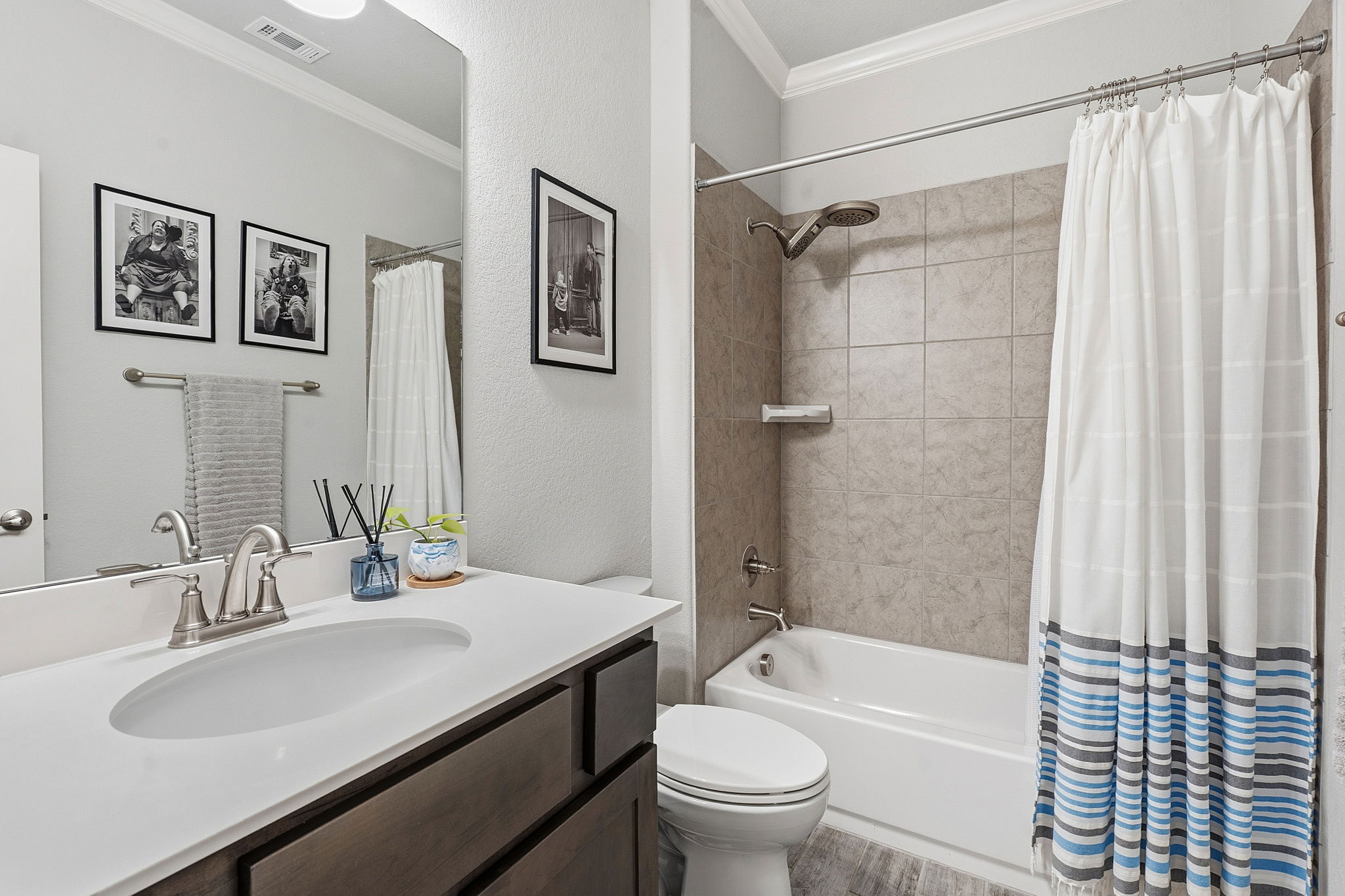 104 Red Granite Road Georgetown, TX 78633 - Photo 27 of 36 a bathroom with a sink toilet and shower