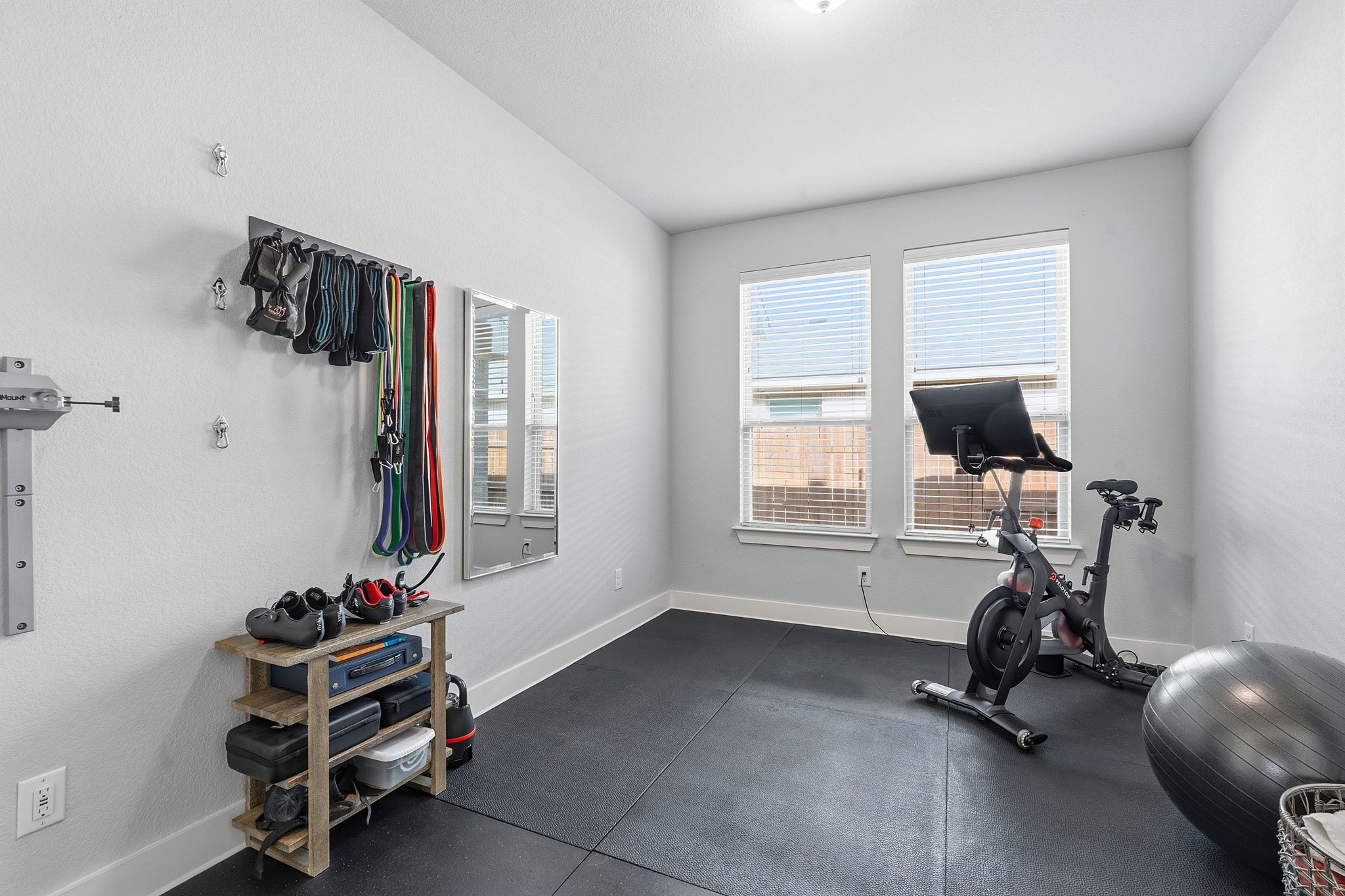 104 Red Granite Road Georgetown, TX 78633 - Photo 28 of 36 a view of a room with gym equipment