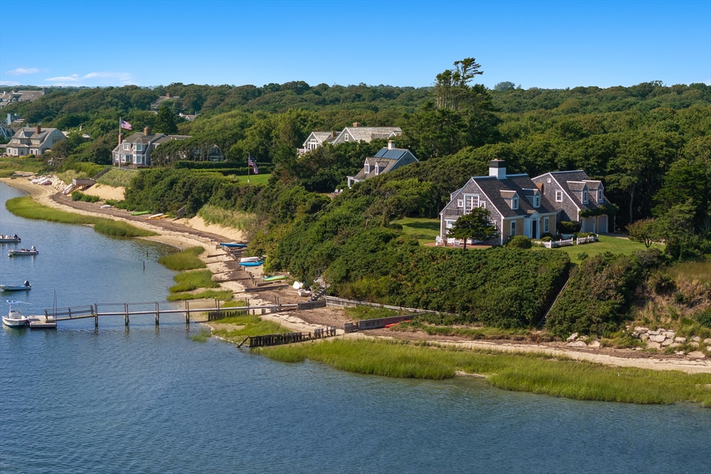 70 Sears Point Chatham, MA 02633 - Photo 4 of 42 an aerial view of residential houses with outdoor space and river