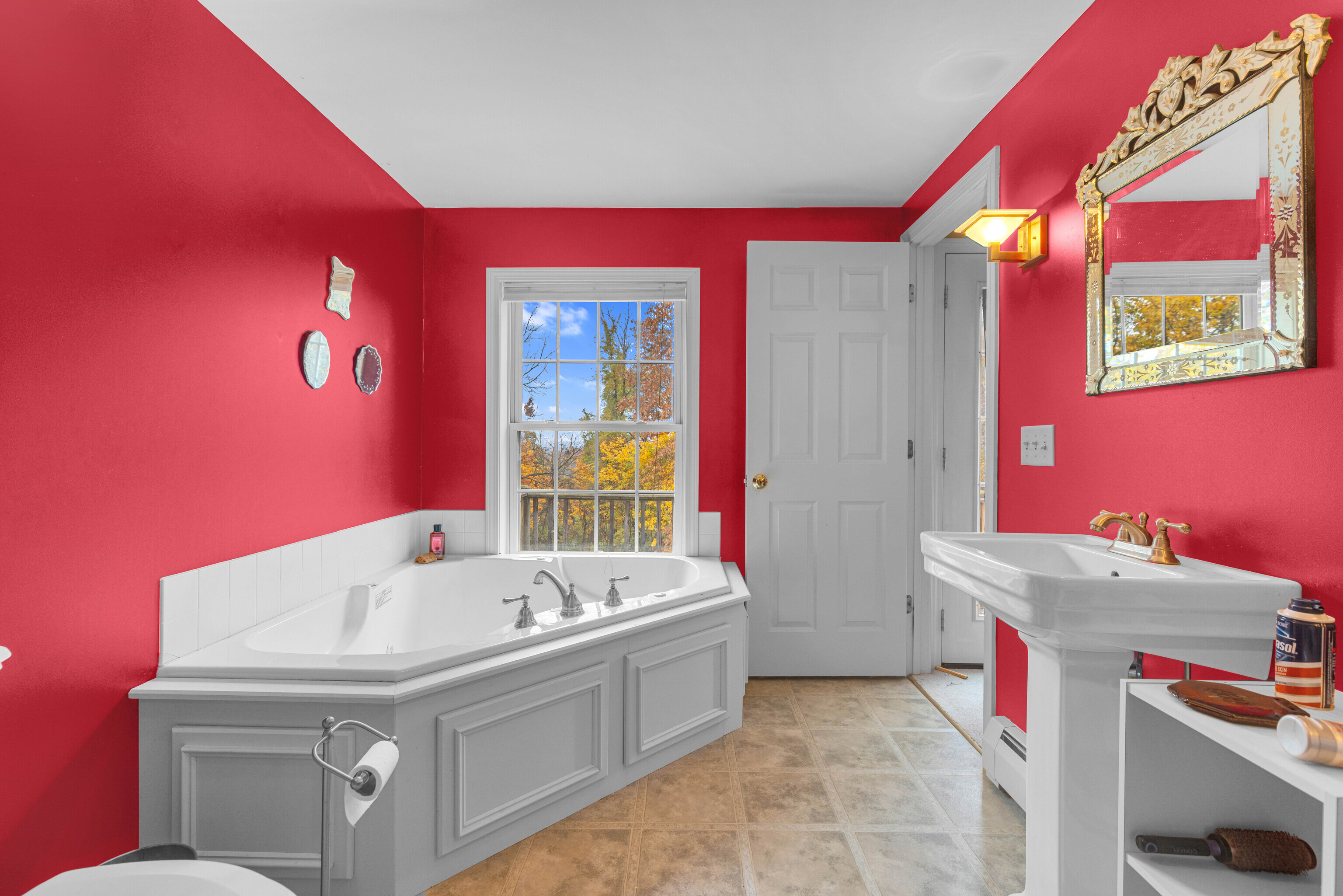 63 Timber Hill Road Cromwell, CT 06416 - Photo 23 of 29 a bathroom with a bathtub a sink and a shower