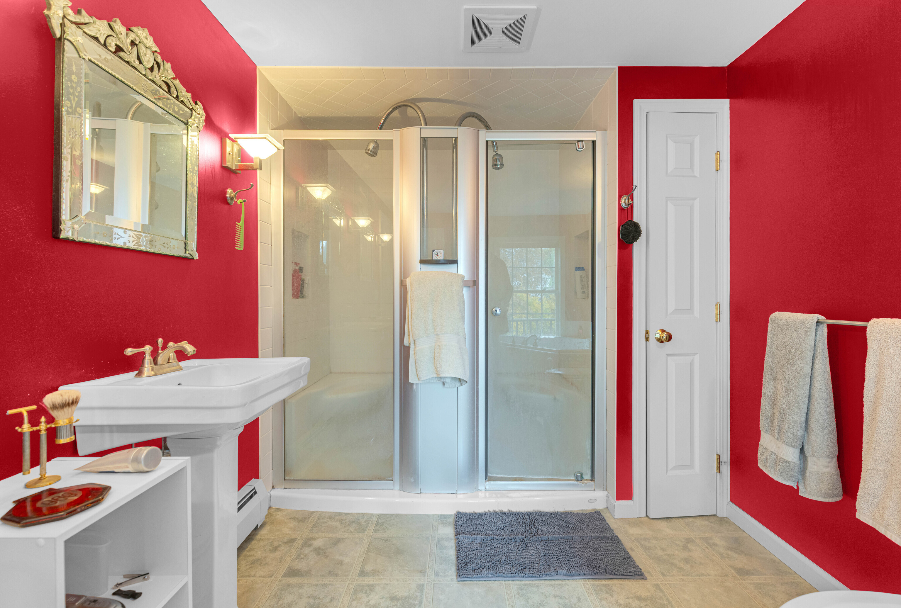 63 Timber Hill Road Cromwell, CT 06416 - Photo 25 of 29 a bathroom with a sink and a mirror