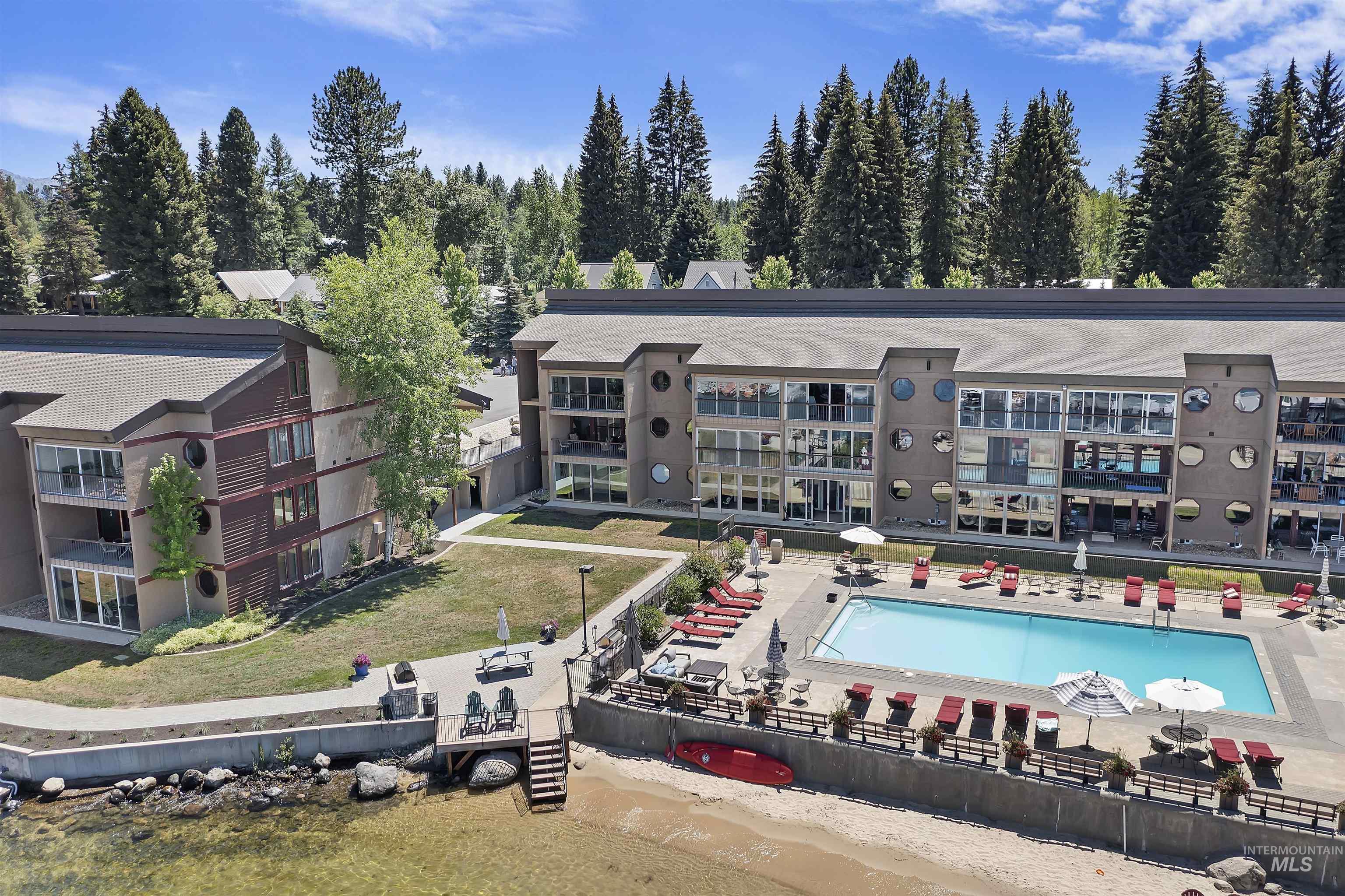 101 East Lake Street, Unit C15 McCall, ID 83638 - Photo 47 of 48 Bird's eye view of the pool