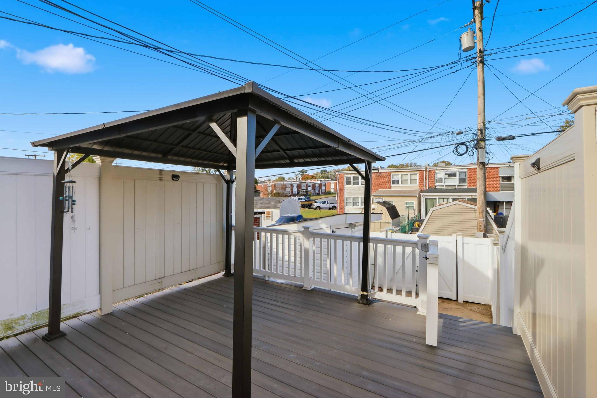 4432 Annapolis Road Baltimore, MD 21227 - Photo 28 of 31 a view of wooden deck