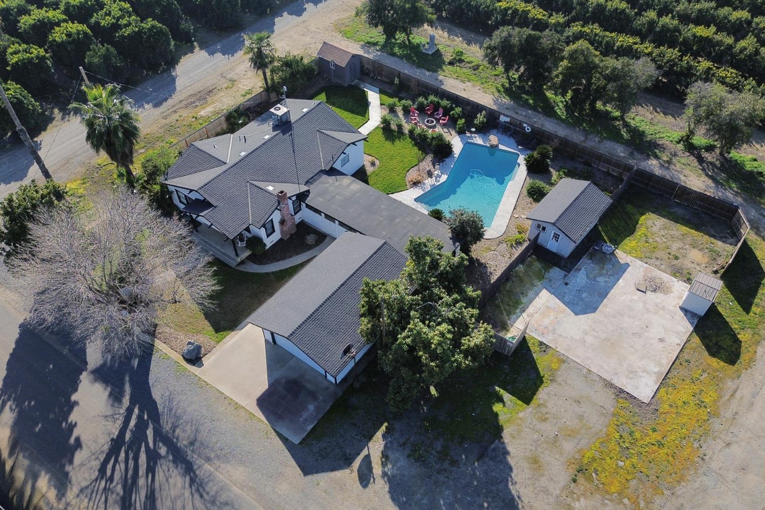 29205 Road 210 Exeter, CA 93221 - Photo 42 of 44 an aerial view of a house with outdoor space