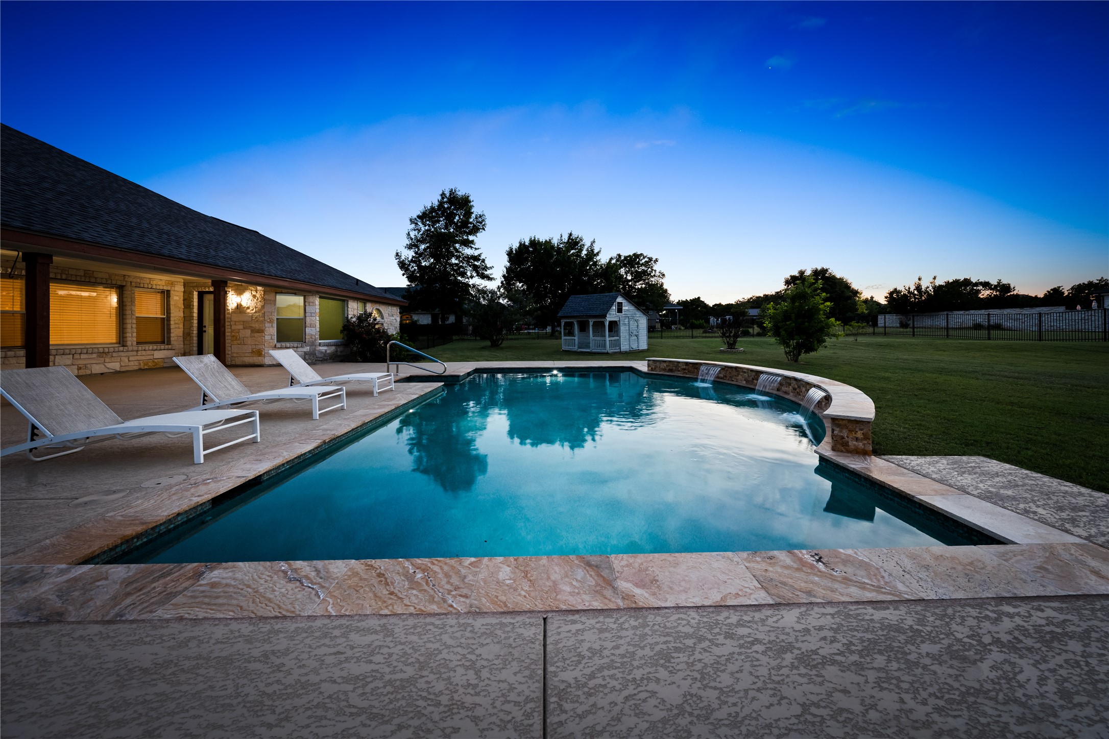 110 Starlight Trail Georgetown, TX 78633 - Photo 6 of 36 Soak in the sunset from your private backyard oasis