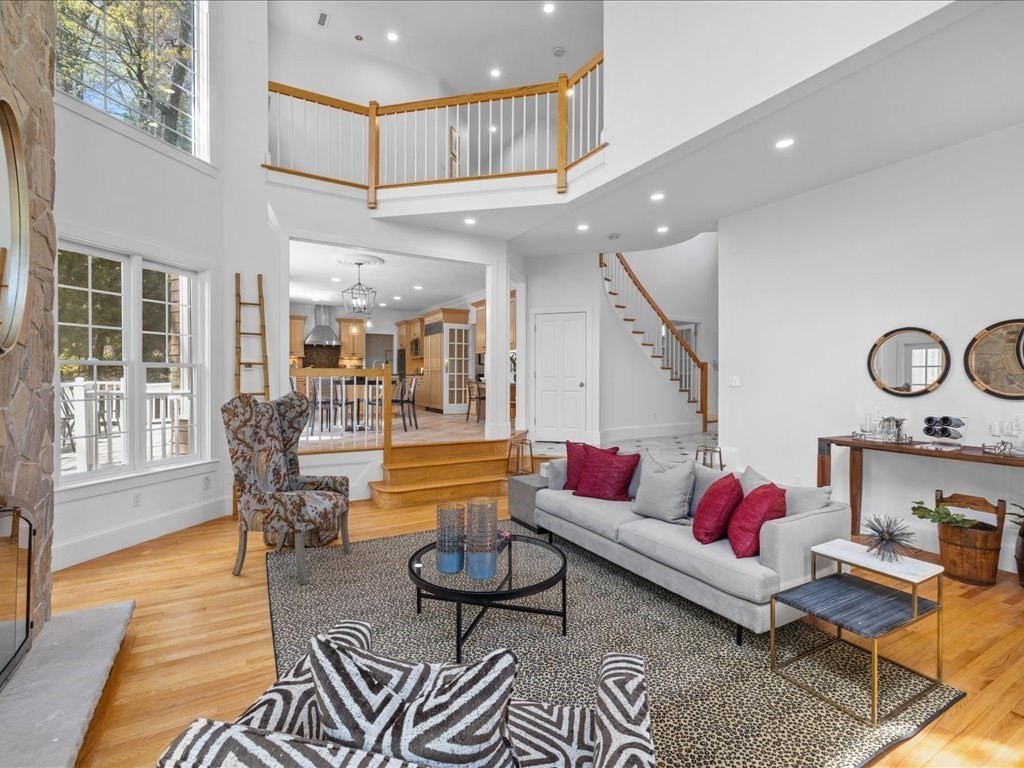 20 Laura Road Newton, MA 02468 - Photo 7 of 42 a living room with furniture and wooden floor