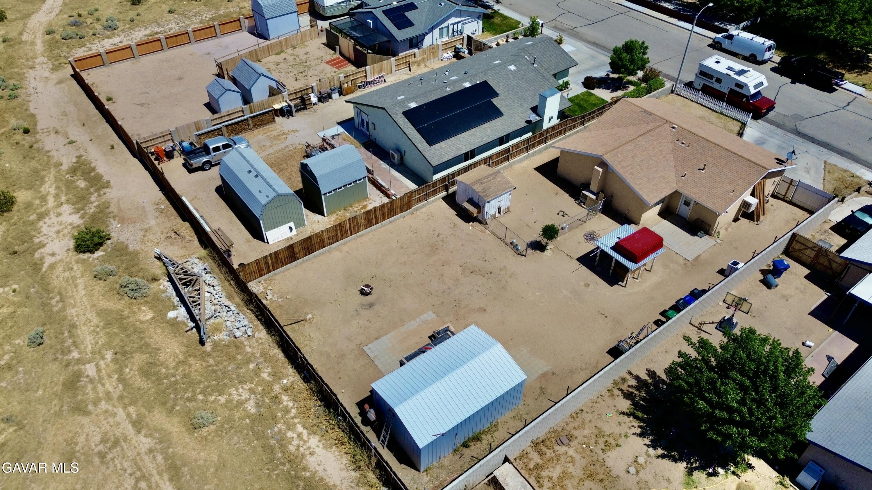 809 South Sunset Street Ridgecrest, CA 93555 - Photo 20 of 21 an aerial view of a house