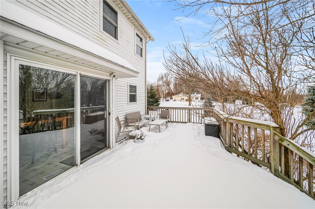5955 South Ridge Road Madison, OH 44057 - Photo 37 of 42 View of snow covered deck