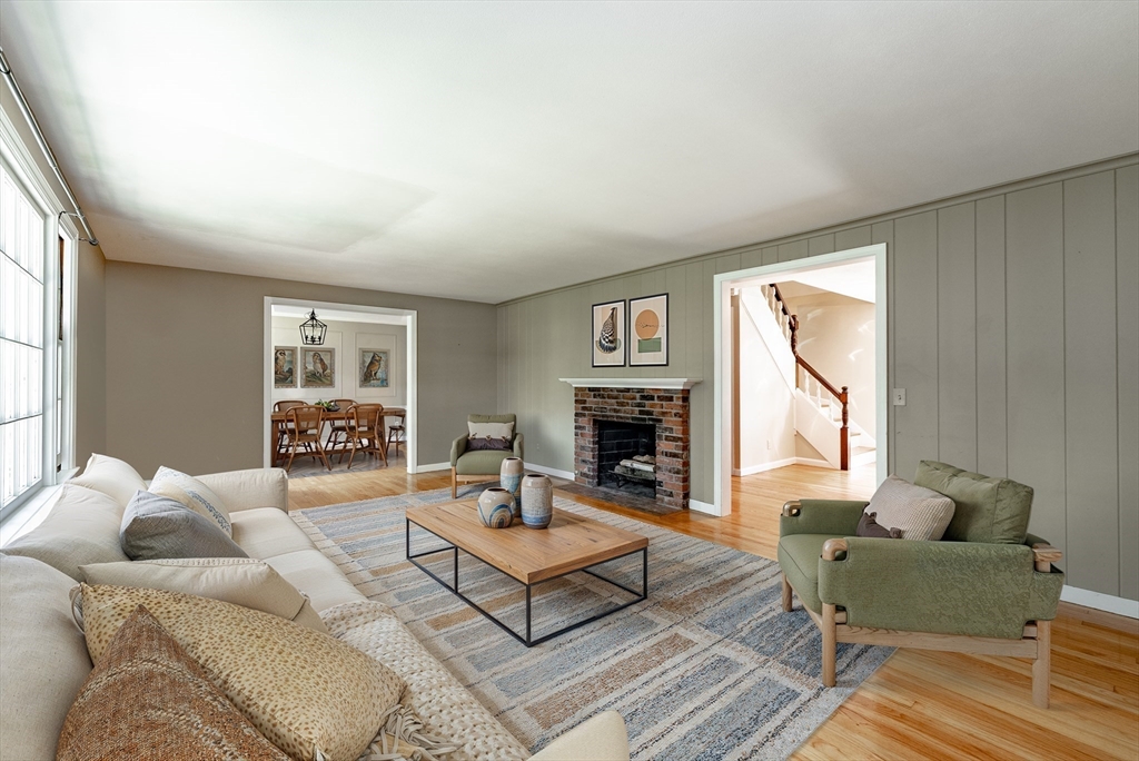 759 Williams Street Longmeadow, MA 01106 - Photo 16 of 40 a living room with furniture and a fireplace