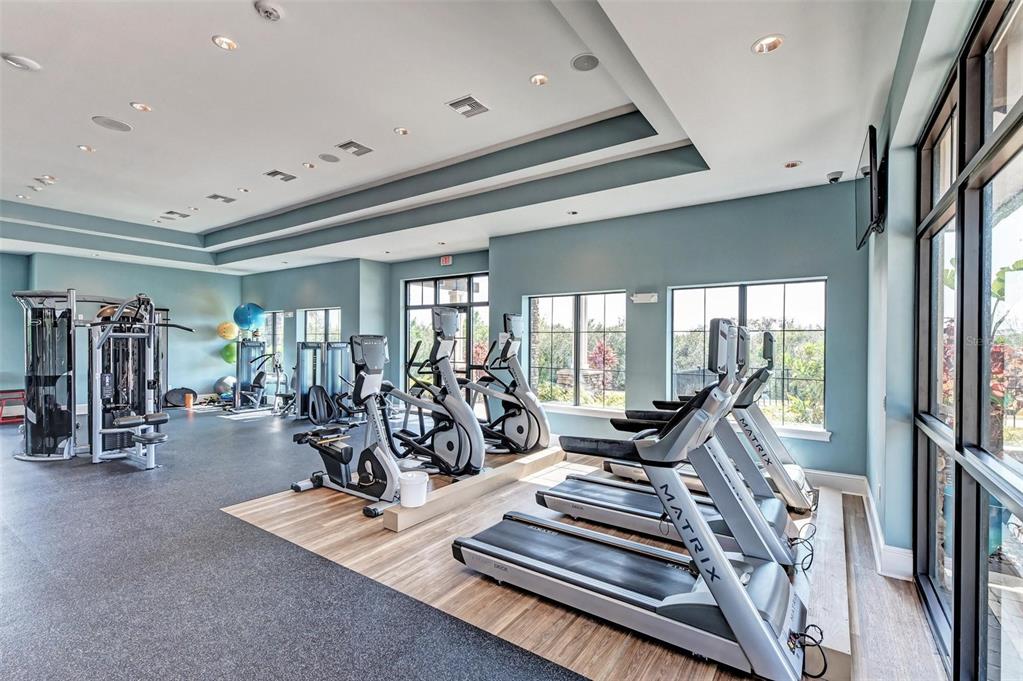 7374 Divot Loop Bradenton, FL 34202 - Photo 42 of 43 a view of a room with gym equipment