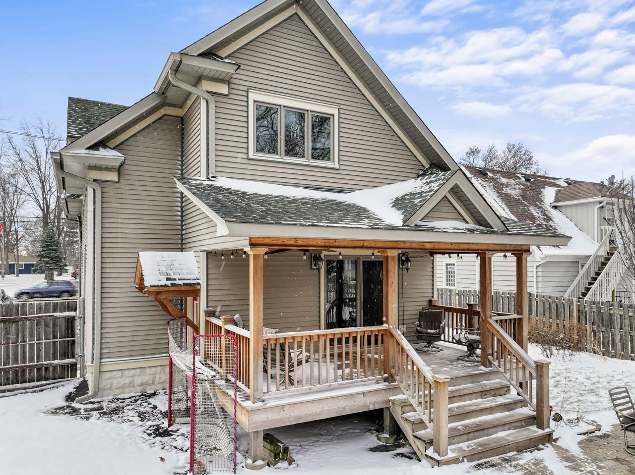 15405 Joliet Road Plainfield, IL 60544 - Photo 26 of 34 a view of a house with a wooden deck