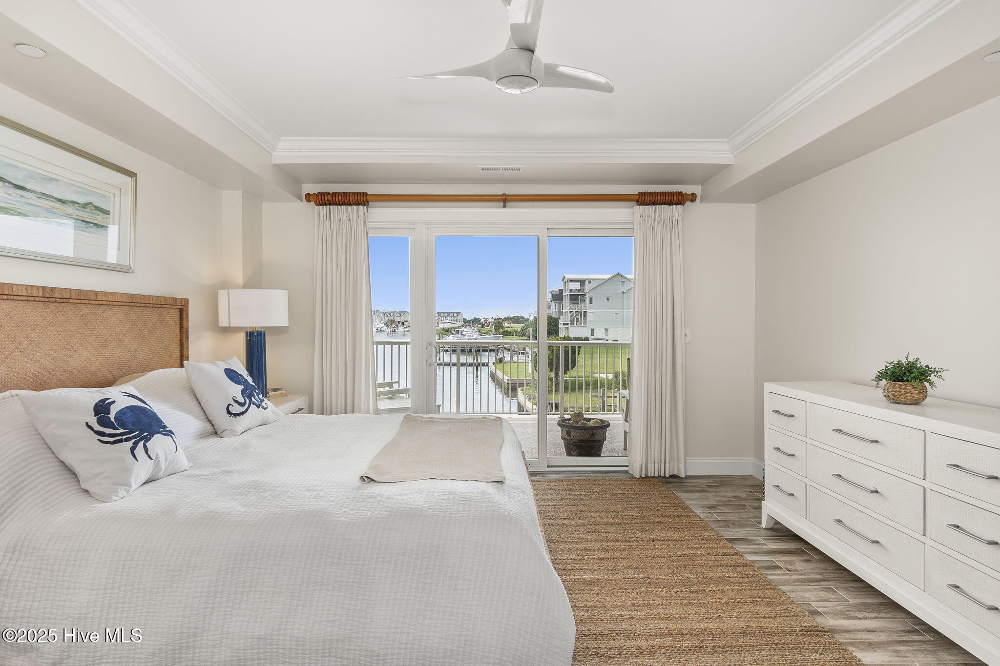 212 Old Causeway Road, Unit 107 & B13 SLIP Beaufort, NC 28516 - Photo 16 of 50 Primary suite with water views