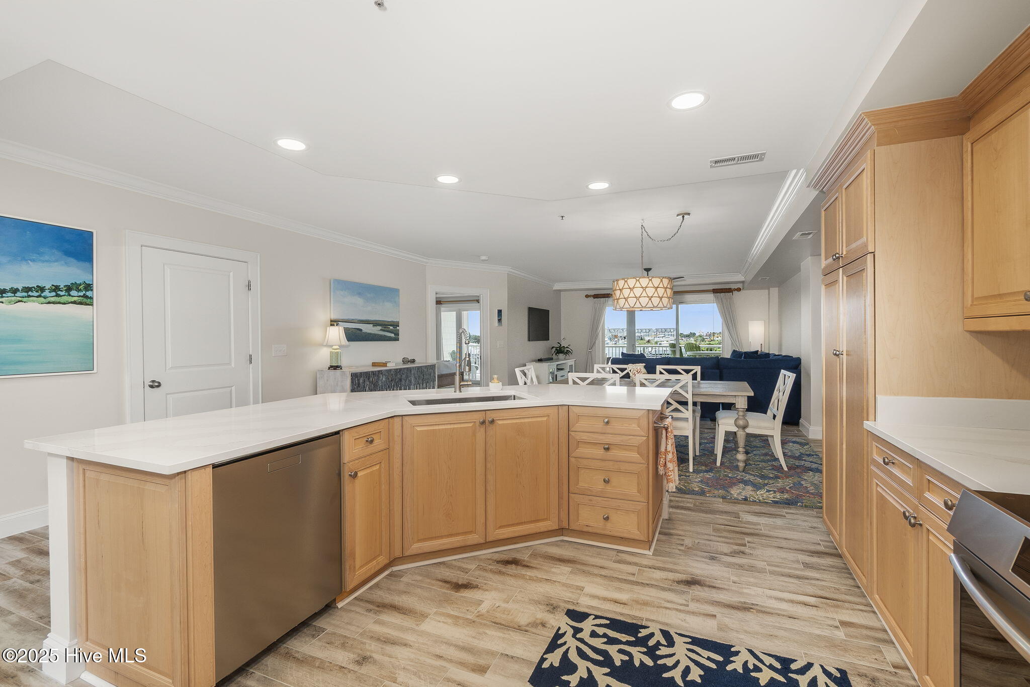 212 Old Causeway Road, Unit 107 & B13 SLIP Beaufort, NC 28516 - Photo 2 of 50 Spacious Kitchen