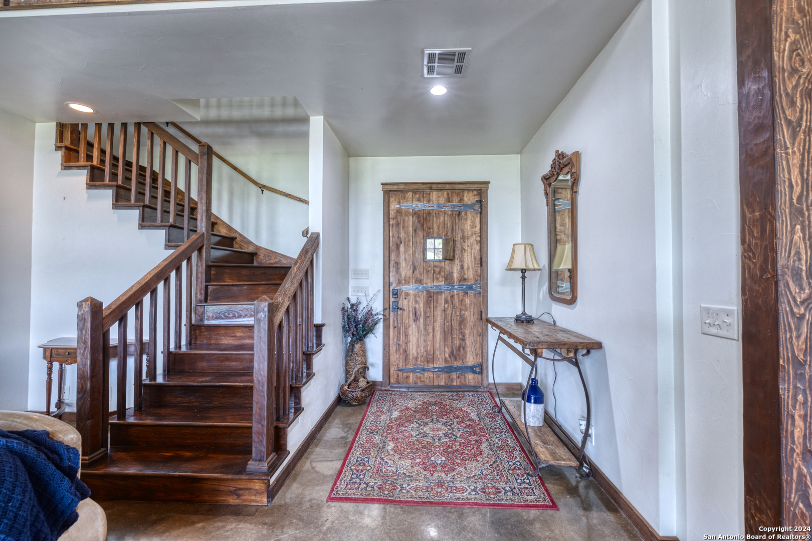 1242 River Road Concan, TX 78838 - Photo 12 of 42 a view of hallway with stairs