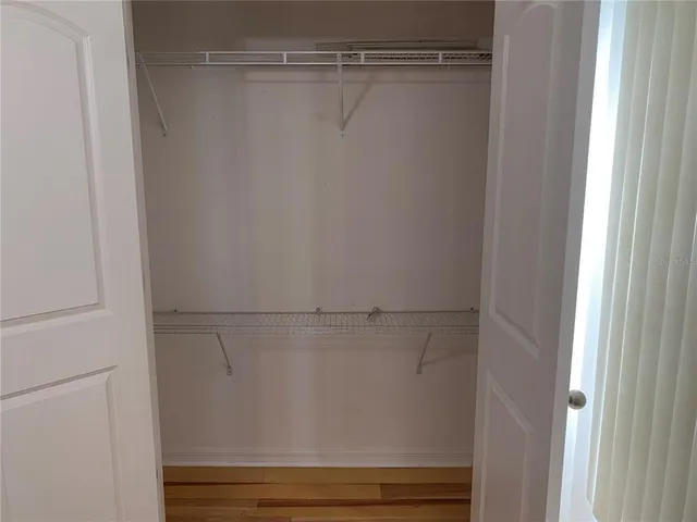 a view of a closet