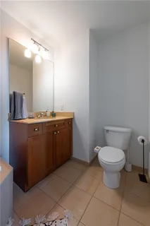 a bathroom with a sink and a toilet