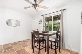115 West 10th Street Tempe, AZ 85281 - Photo 5 of 19 a view of a dining room with furniture window and outside view