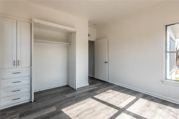 wooden floor in an empty room