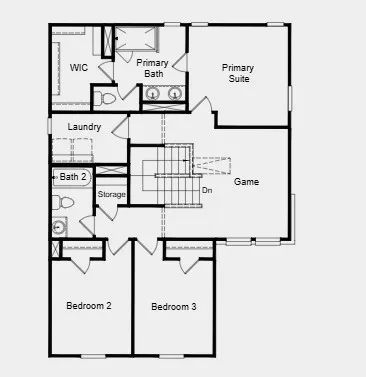 an aerial view of a house with outdoor space