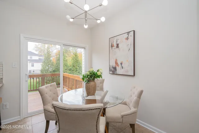 a view of a hallway with a white walls
