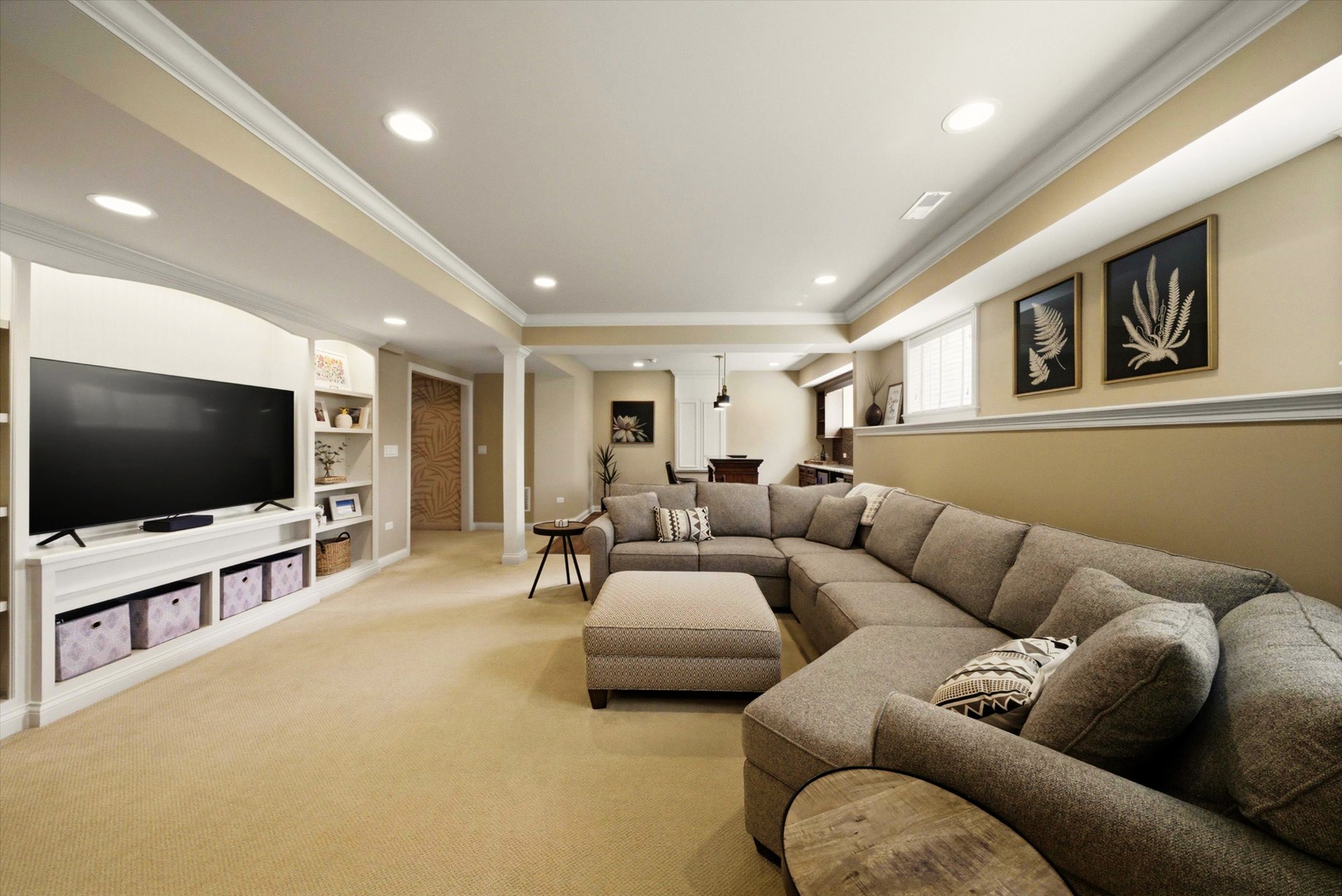 2061 Windham Circle Wheaton, IL 60187 - Photo 20 of 35 a living room with furniture and a flat screen tv