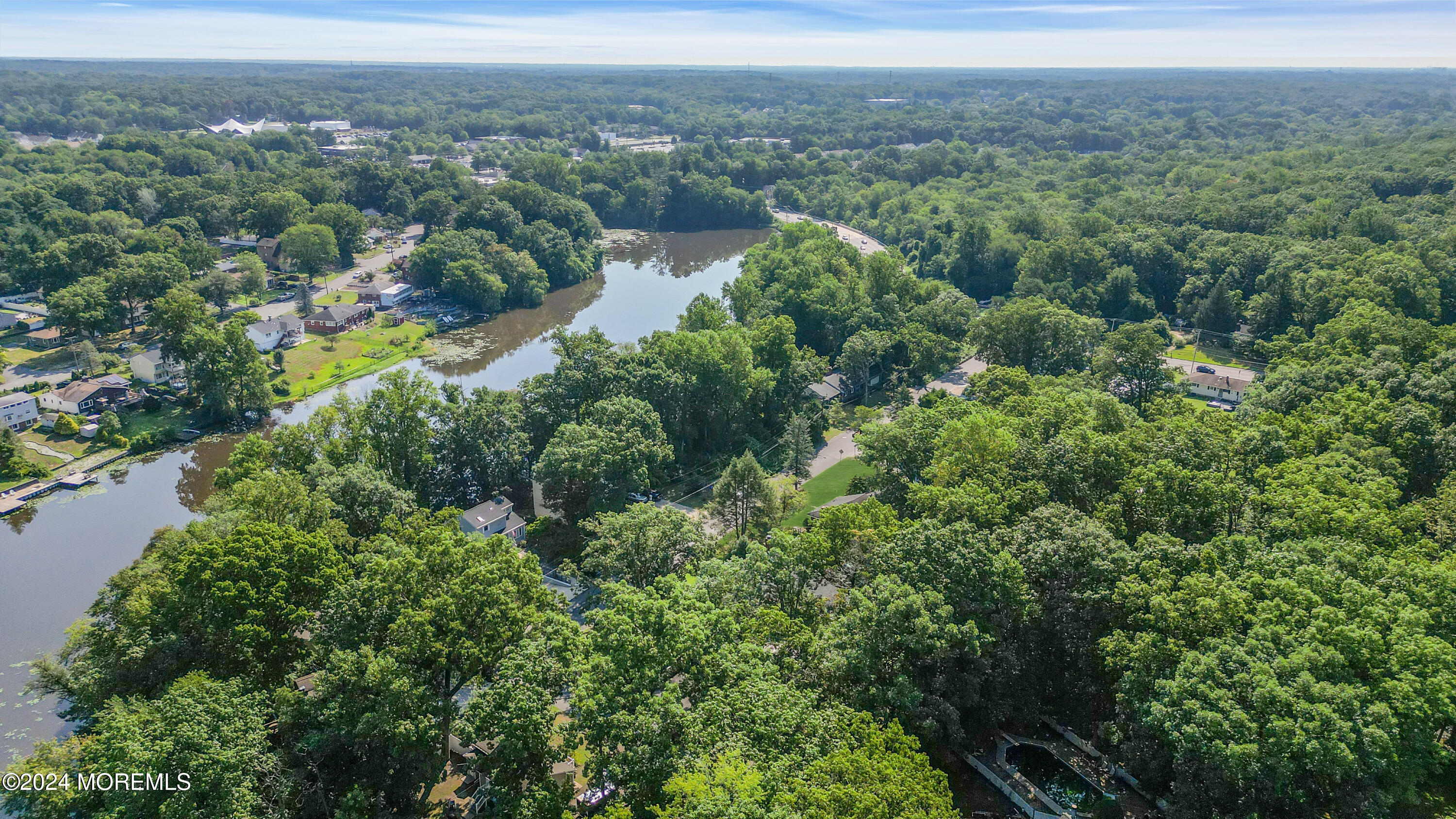 7 Lakeview Drive Jackson, NJ 08527 - Photo 65 of 67 an aerial view of residential house with outdoor space and trees all around