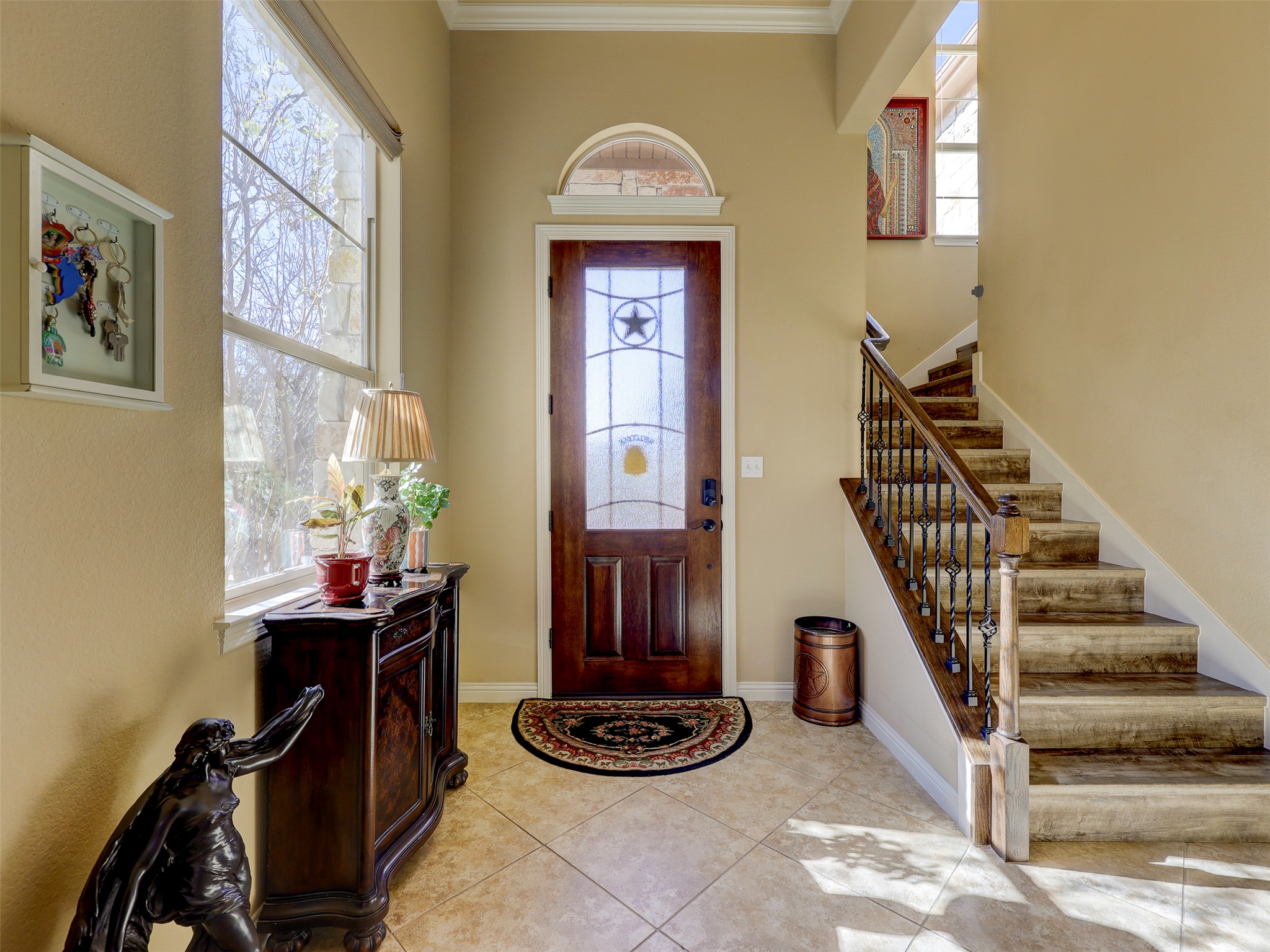 307 Duffy Lane Austin, TX 78738 - Photo 3 of 40 a view of a workspace with furniture and entryway