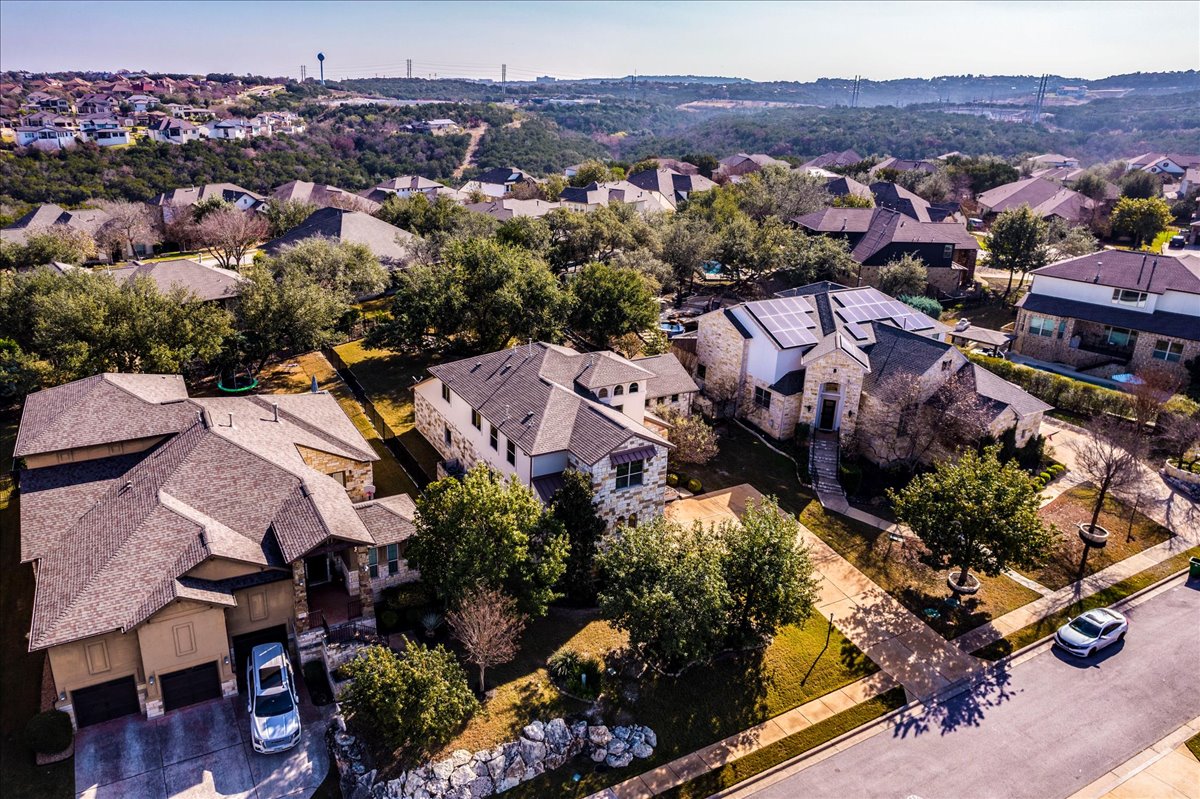 307 Duffy Lane Austin, TX 78738 - Photo 39 of 40 an aerial view of residential houses and outdoor space
