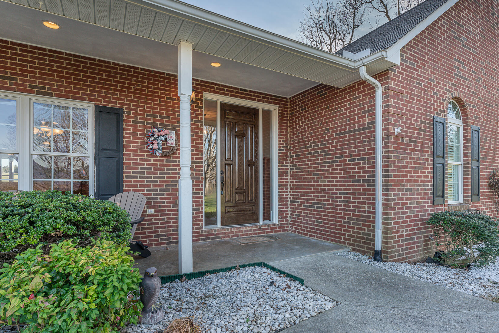 Covered front porch