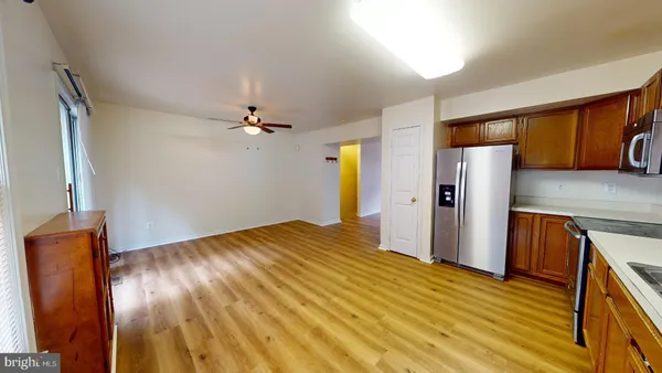 a view of a livingroom with a fireplace