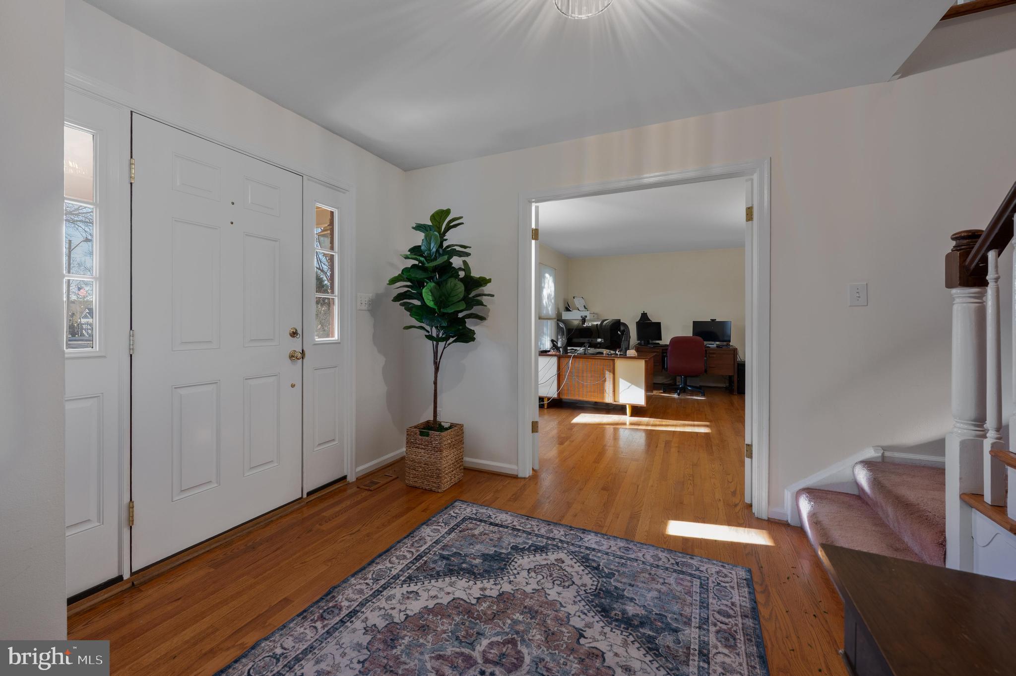 596 Sentinel Road Moorestown, NJ 08057 - Photo 3 of 31 a living room with furniture and a wooden floor