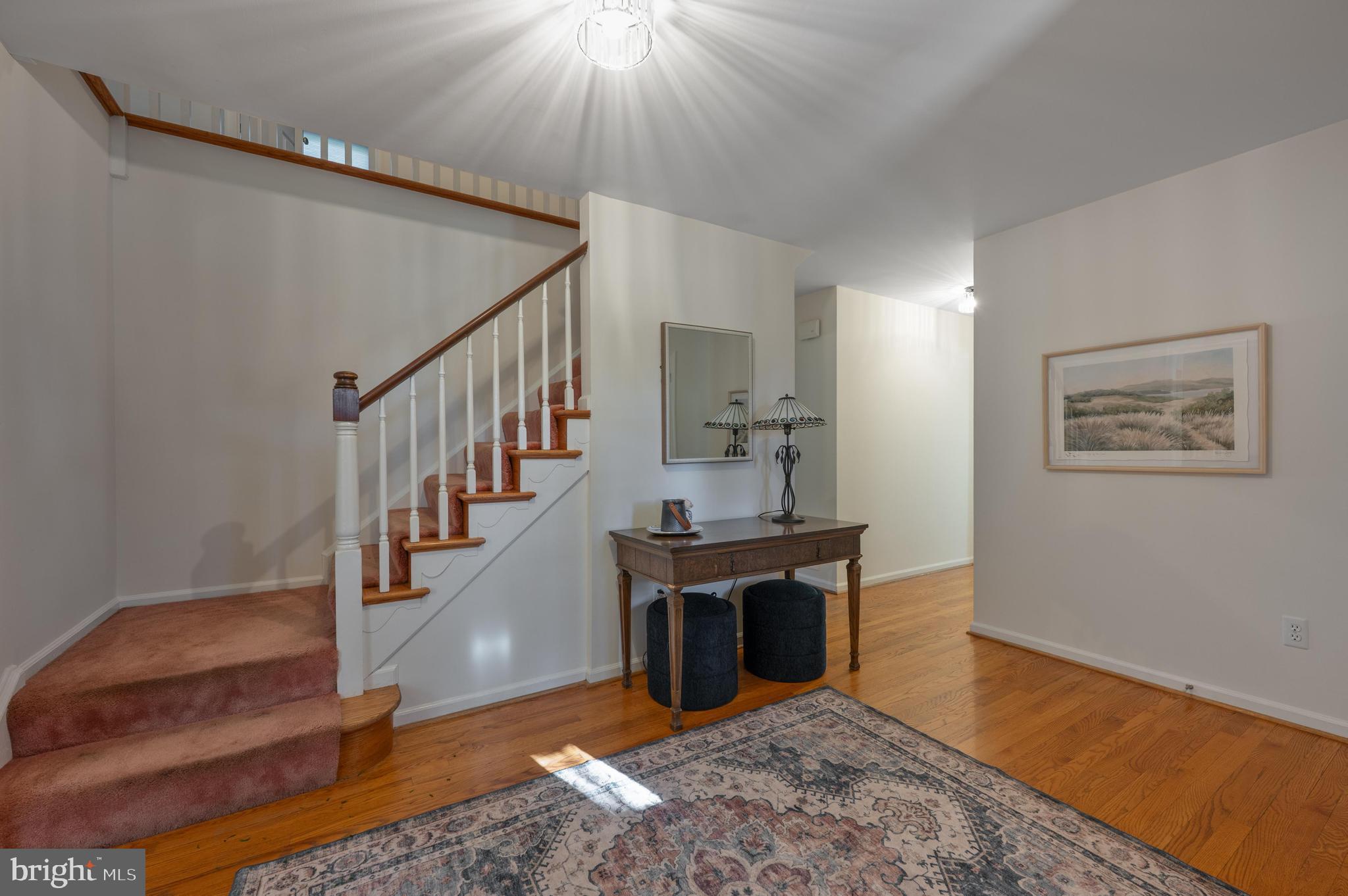 596 Sentinel Road Moorestown, NJ 08057 - Photo 4 of 31 a view of entryway and hall with wooden floor