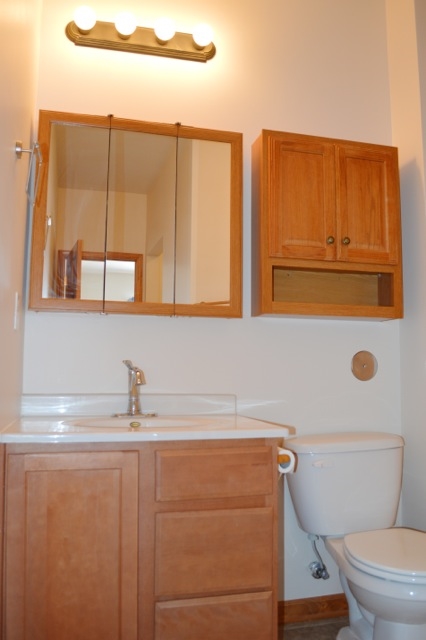 10187 Marblewing Road, Unit 2 Roscoe, IL 61073 - Photo 10 of 12 a bathroom with a sink a toilet and mirror