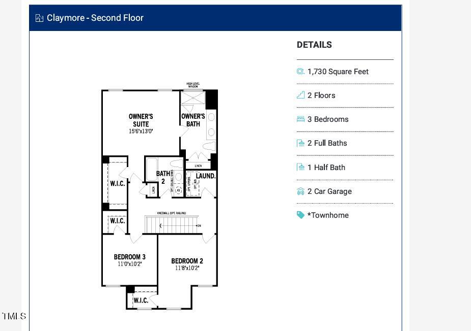 116 Siebold Street Garner, NC 27529 - Photo 33 of 33 Floorplan