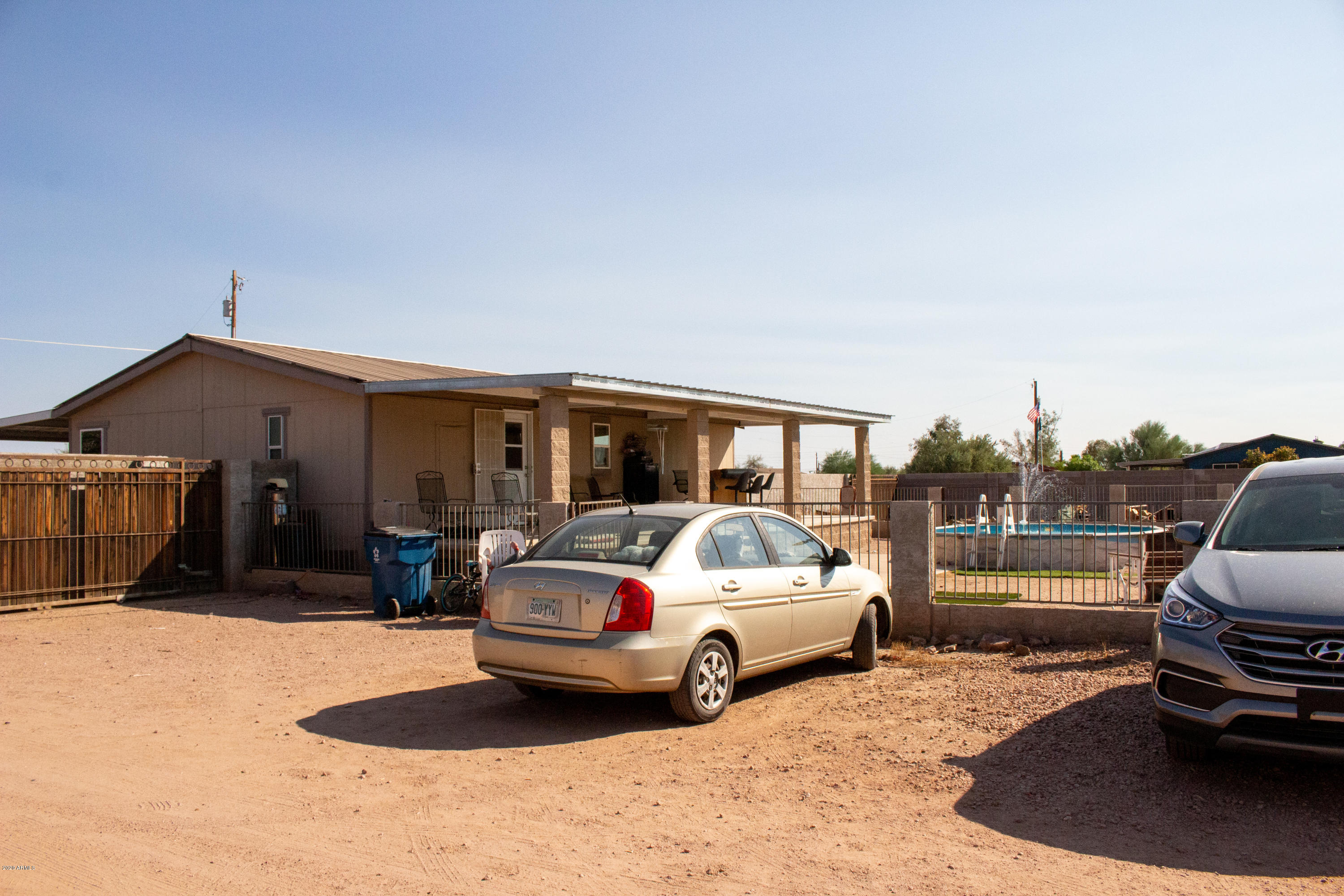 208 North Wickiup Road Apache Junction, AZ 85119 - Photo 28 of 34 Backyard Parking Area