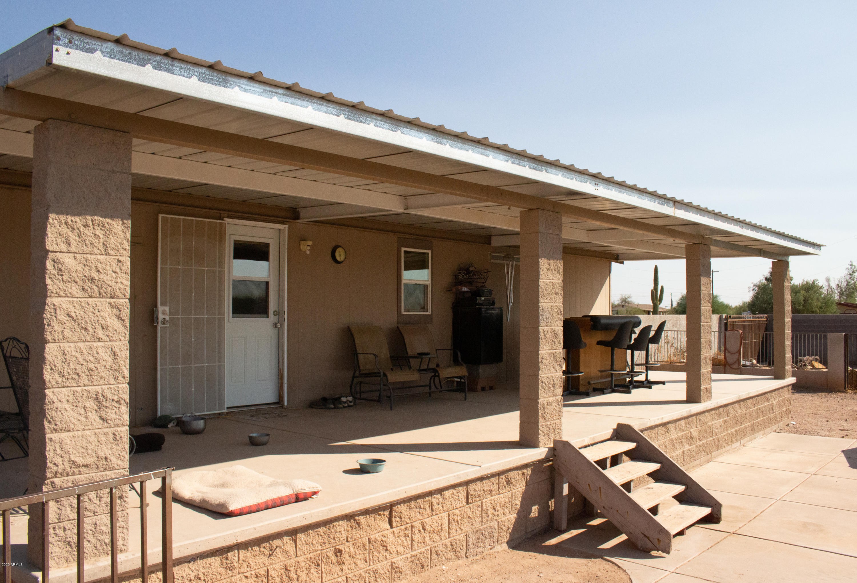 208 North Wickiup Road Apache Junction, AZ 85119 - Photo 30 of 34 Back Covered Porch