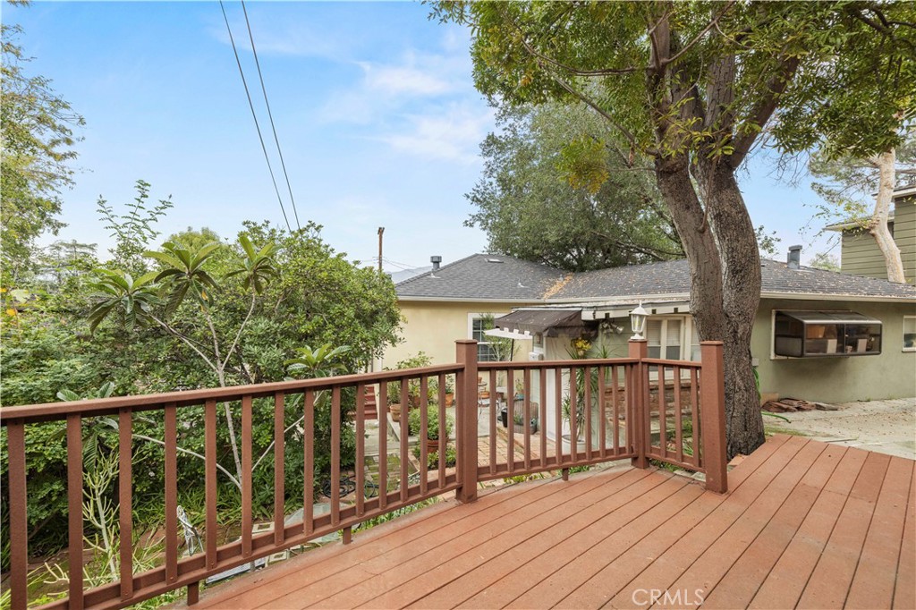 65 Grace Terrace Pasadena, CA 91105 - Photo 36 of 39 a view of a wooden deck