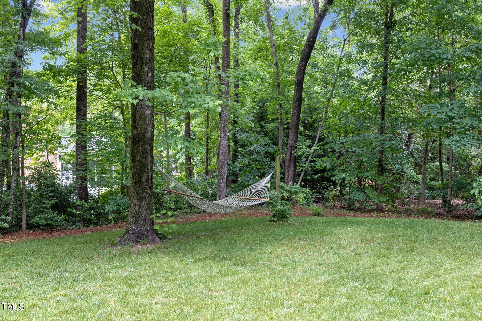100 Shepton Drive Cary, NC 27519 - Photo 33 of 43 a view of a garden with a tree