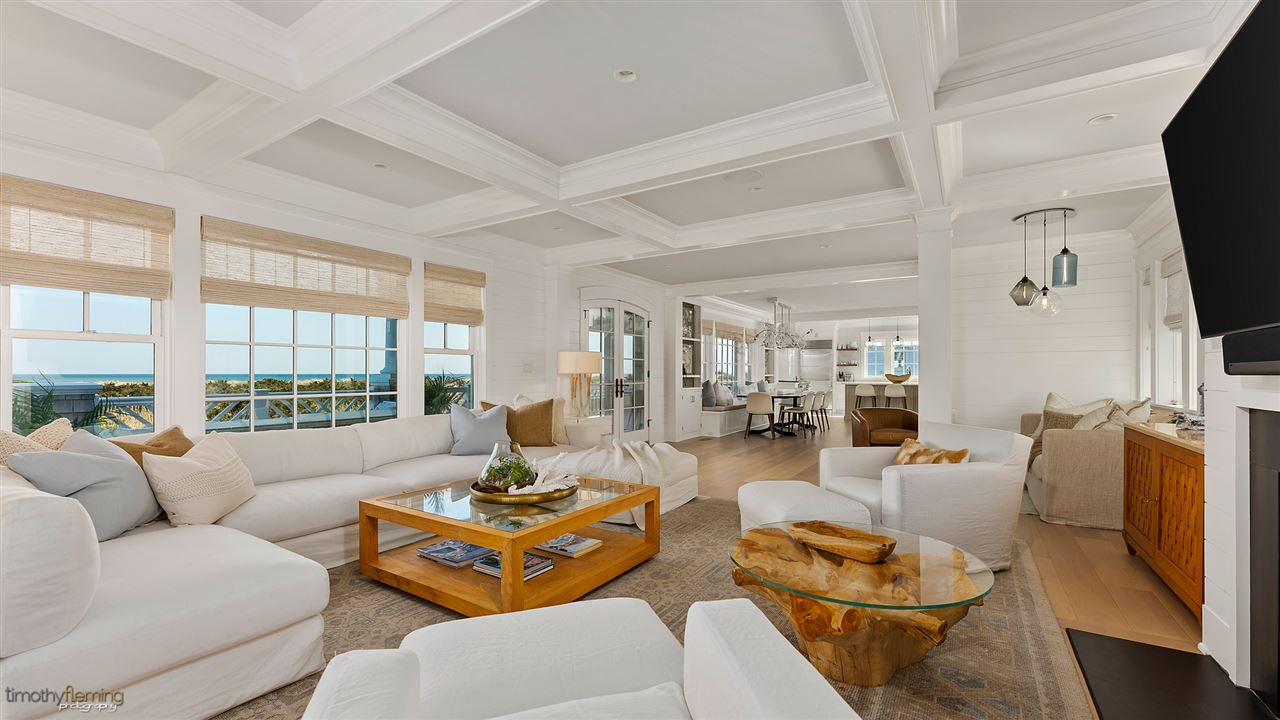74 38th Street Avalon, NJ 08202 - Photo 23 of 39 a living room with furniture and a flat screen tv