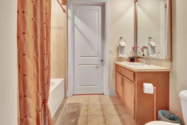 a outdoor living space with furniture and a potted plant