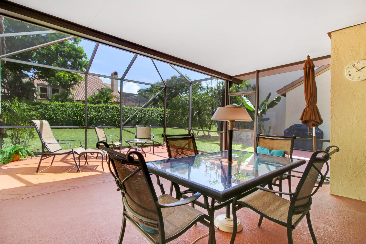 23341 Water Circle Boca Raton, FL 33486 - Photo 18 of 26 Covered and Screened Patio