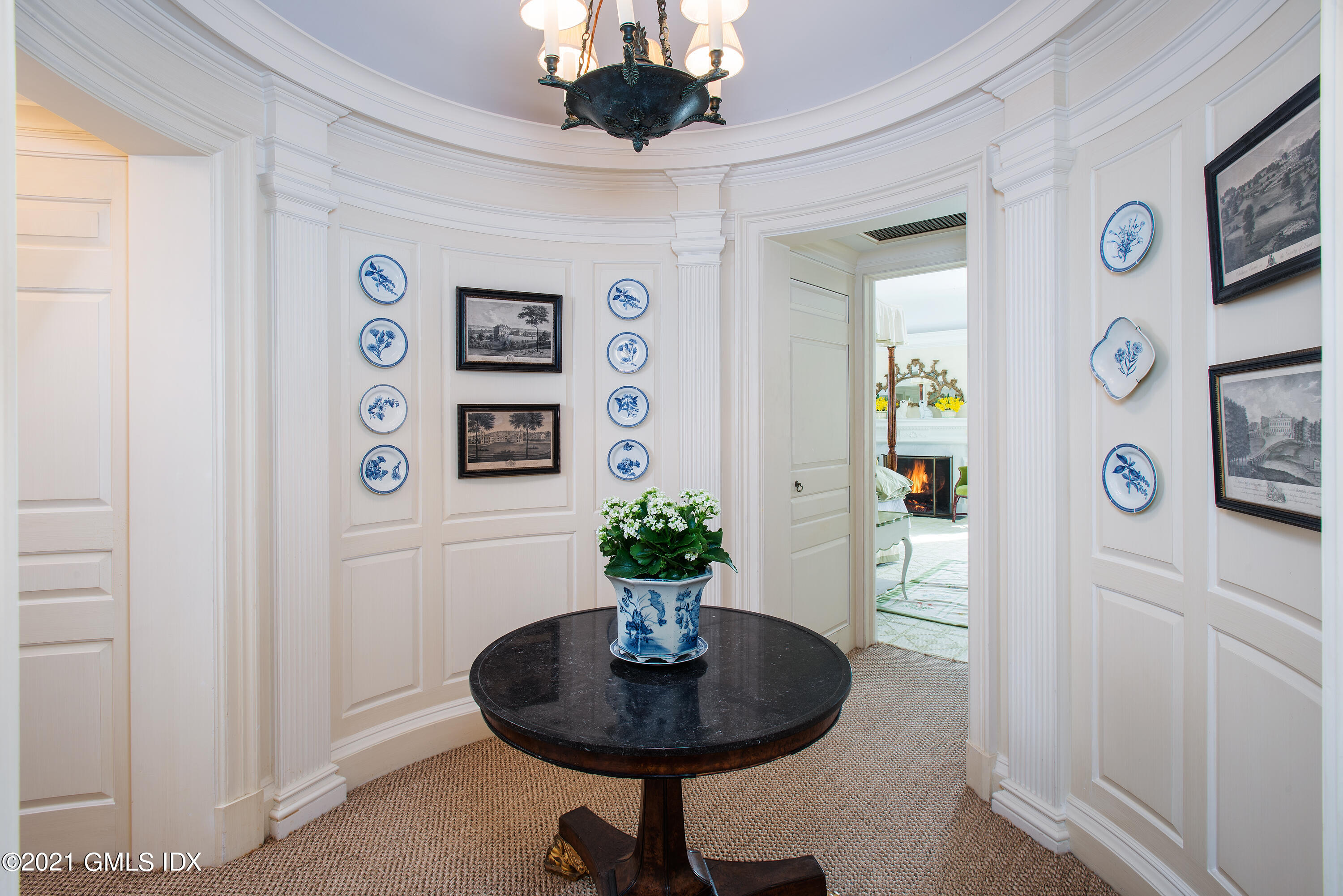 591 Riversville Road Greenwich, CT 06831 - Photo 25 of 79 a dining room with furniture and window