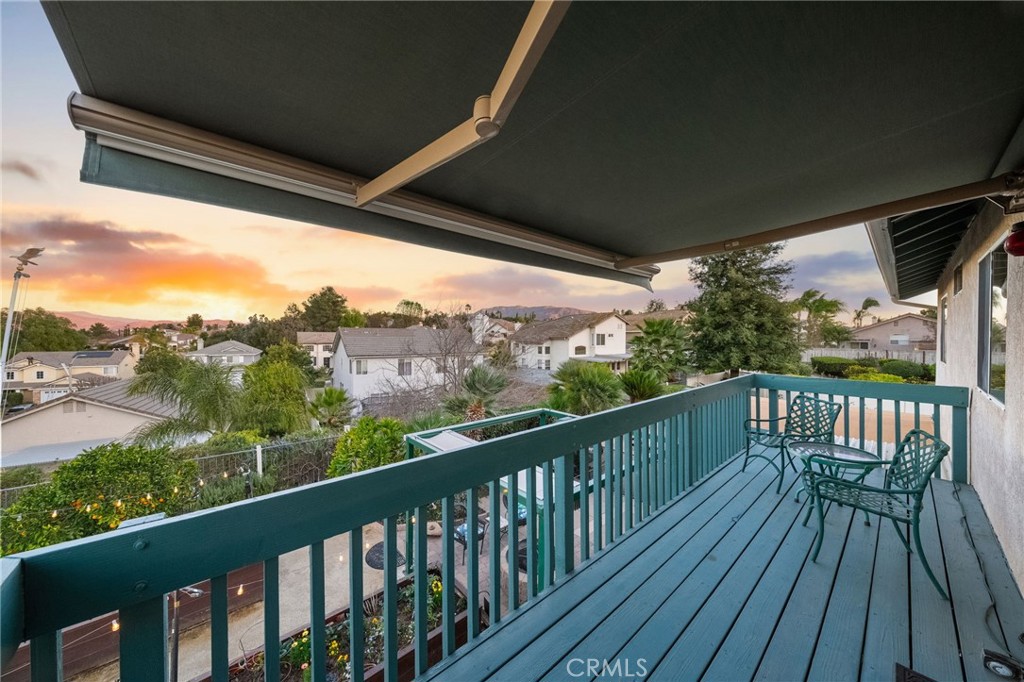 31782 Via San Carlos Temecula, CA 92592 - Photo 41 of 69 a view of a balcony with wooden floor