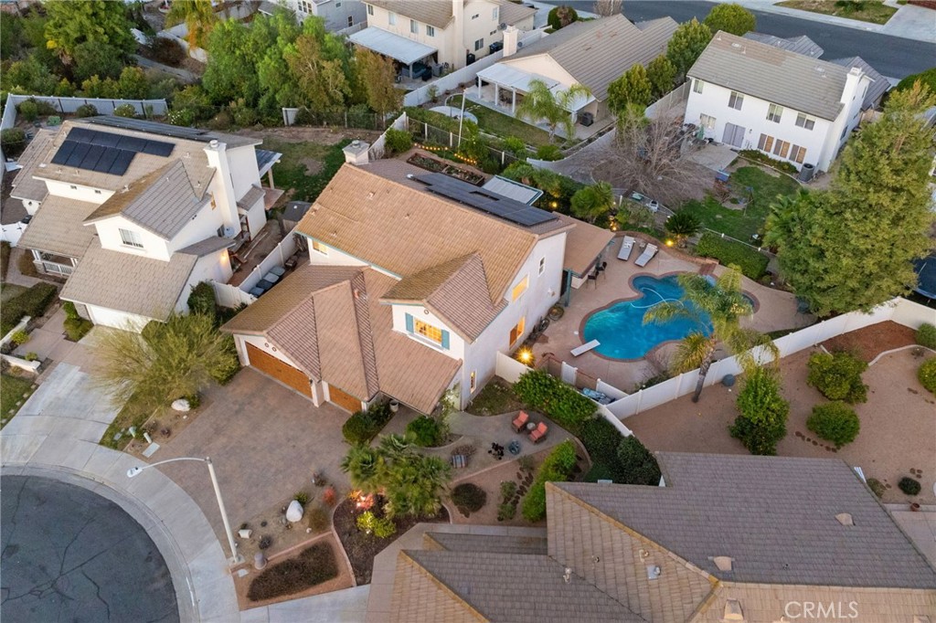 31782 Via San Carlos Temecula, CA 92592 - Photo 6 of 69 an aerial view of a house with a yard and outdoor seating