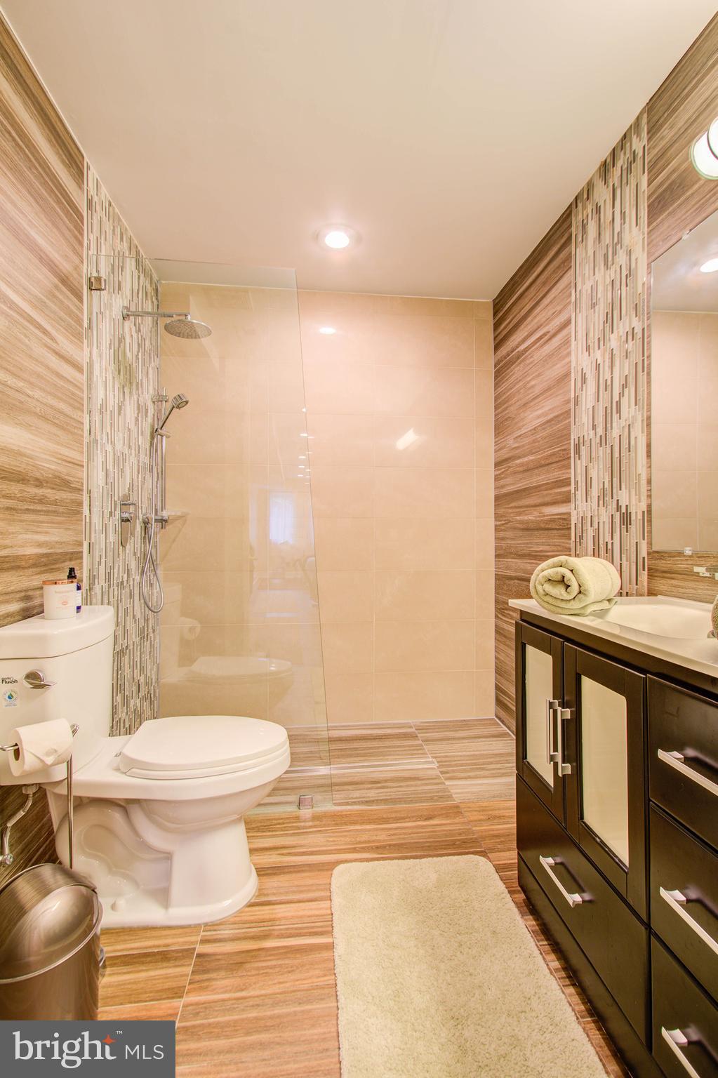 747 Morton Street Northwest, Unit 1 Washington, DC 20010 - Photo 20 of 36 2nd primary bathroom on lower level