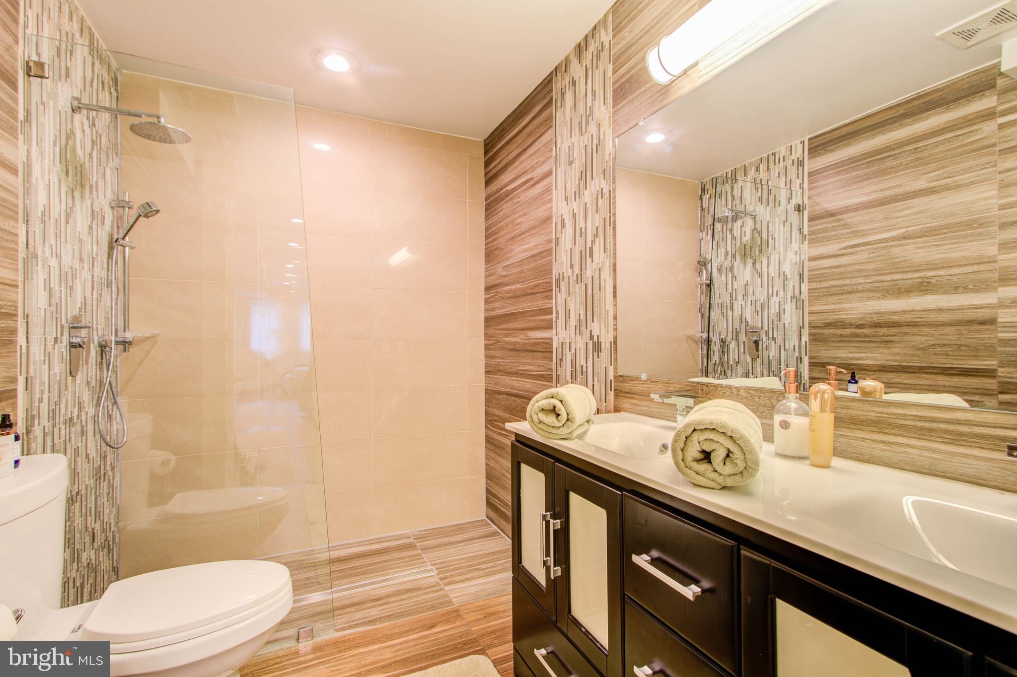 747 Morton Street Northwest, Unit 1 Washington, DC 20010 - Photo 22 of 36 2nd primary bathroom on lower level