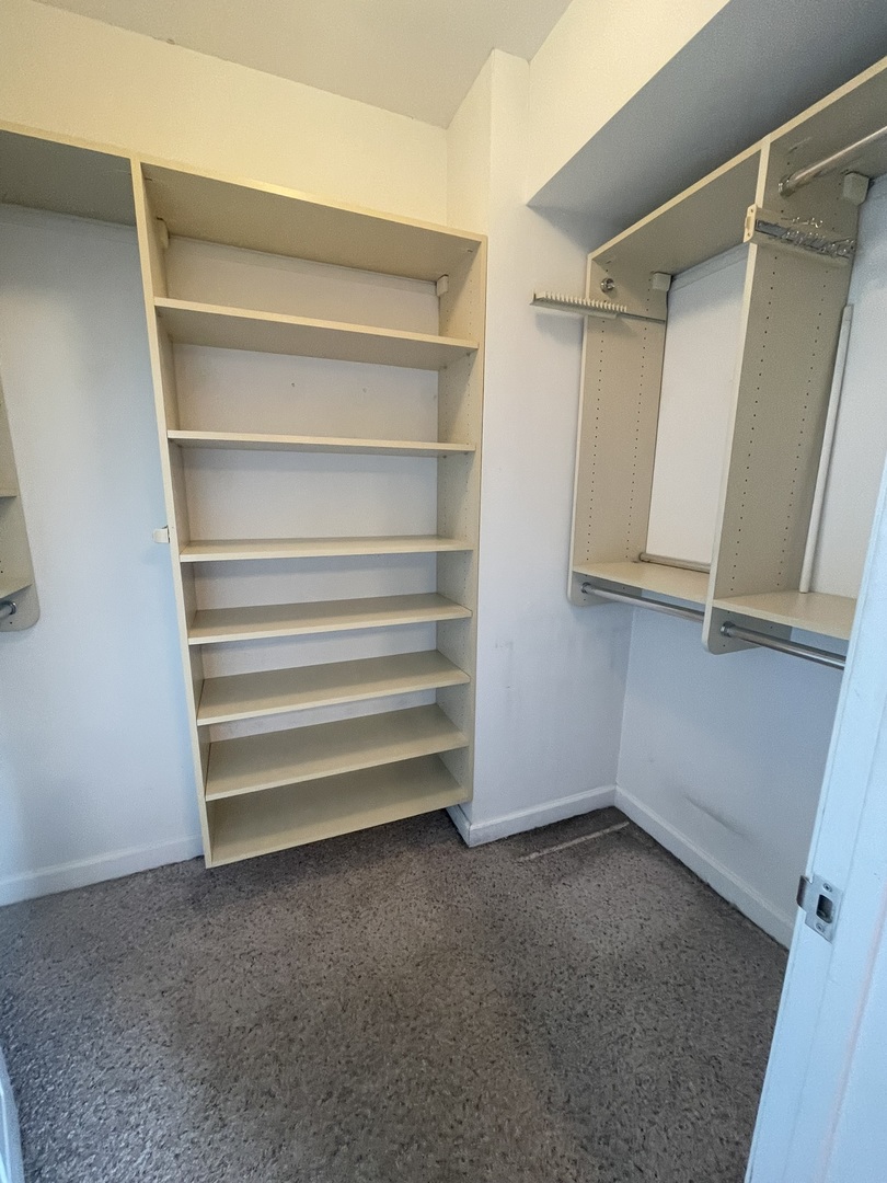 1101 South State Street, Unit 2104 Chicago, IL 60605 - Photo 17 of 37 a view of walk in closet with empty racks